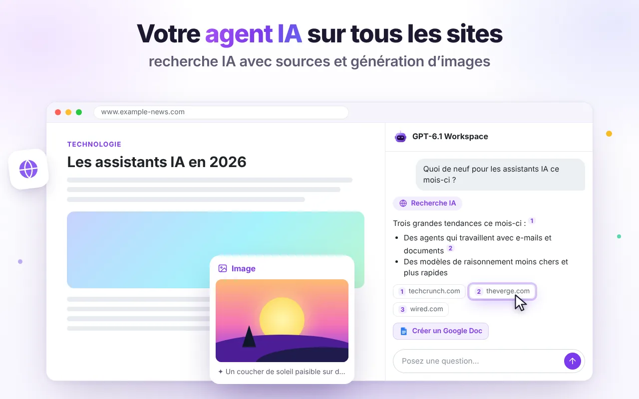 Un chat IA sur tous les sites